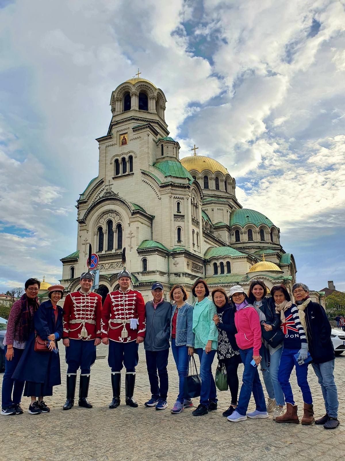 Tourists from different continents explore Europe