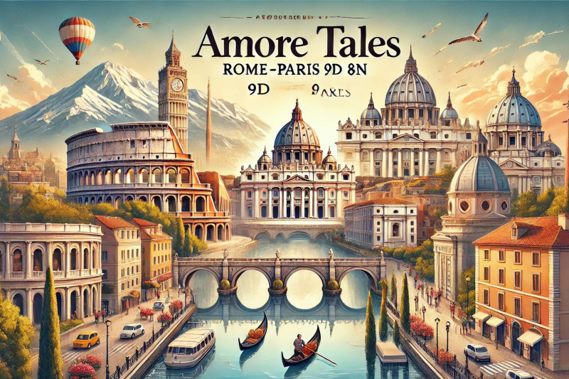 AMORE TALES ROME-PARIS 9D 8N