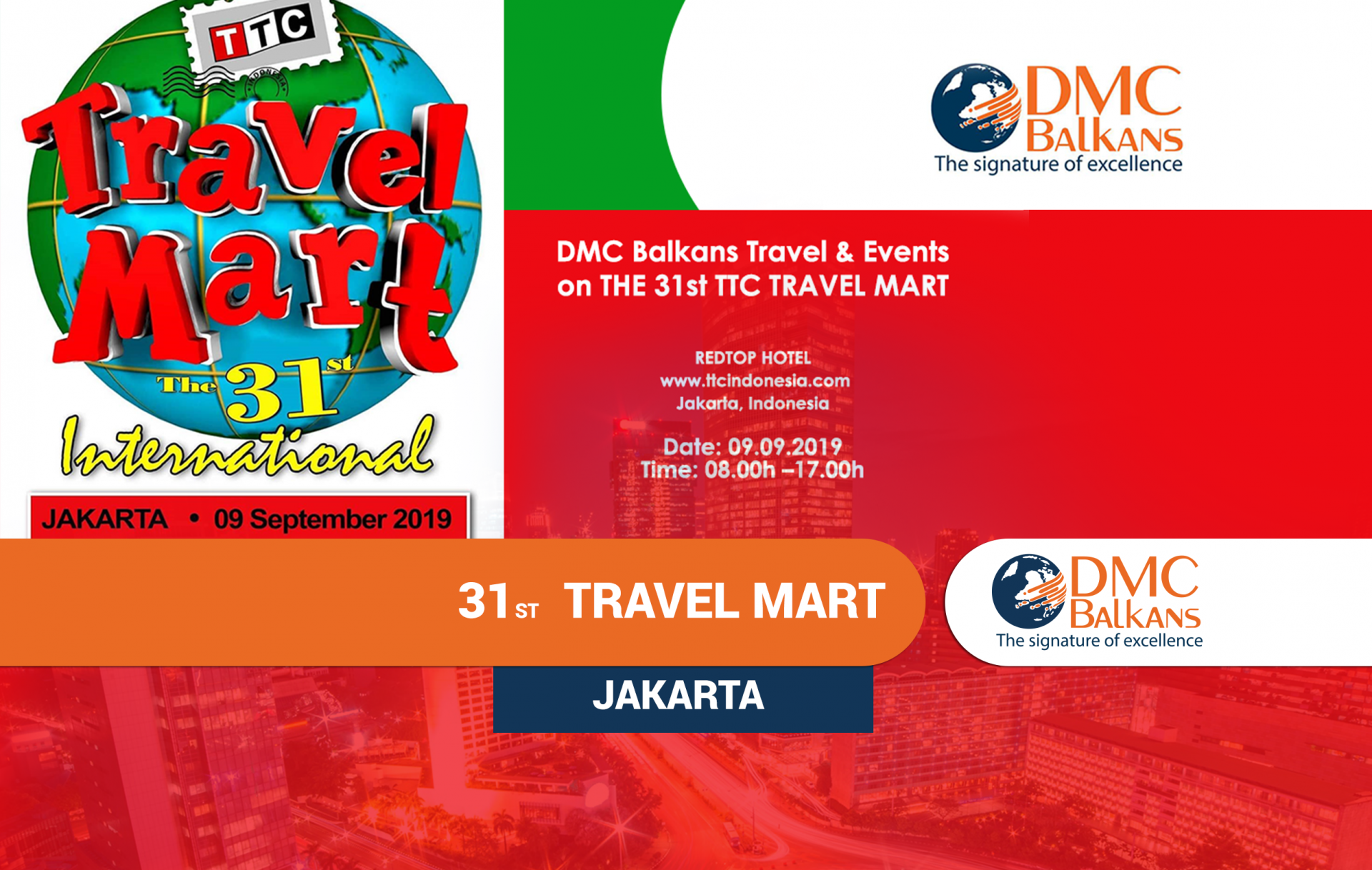 DMC Balkans Travel & Events на 31му міжнародному Travel Mart 2019 в Індонезії