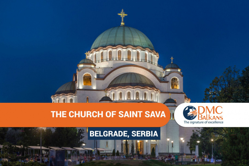 The Church of Saint Sava is the largest Orthodox church in th Balkans